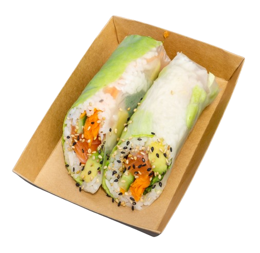 Impression photo for Sale avec l'œuvre « Pile de trio de sushi
